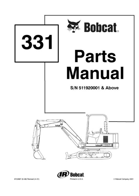 bobcat 330 mini excavator|bobcat 331 excavator parts diagram.